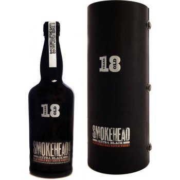 Smokehead Extra Black 18y 46% 0,7 l (kazeta)