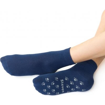 Steven protiskluzové ponožky pro děti art.164 denim abs