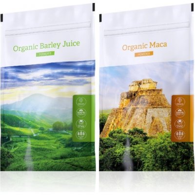 Energy Organic Maca caps 120 kapslí + Organic Barley Juice powder 100 g – Hledejceny.cz