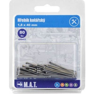 hřebík kolářský 40x1,8mm (80ks) – Sleviste.cz