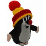 Krtek s kulichem červeno žlutým 15 cm – Zboží Mobilmania