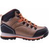 Dětské trekové boty Elbrus Taneris Mid Wp Teen M000146742 hnědý