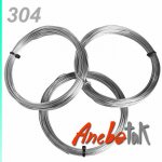 Nerezový drát 304 polotvrdý, 1,6 mm, svitek 10 m – Zboží Dáma