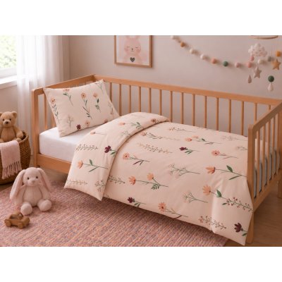 XPOSE® Povlečení do postýlky DIVOKÉ MÁKY béžové Bavlna 100 x 135 cm 40 x 60 cm – Hledejceny.cz