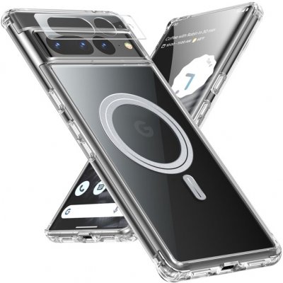 VSECHNONAMOBIL TRANSPARENT MAGSAFE Kryt pro Google Pixel 8 Pro průhledný 65350 – Zboží Živě