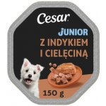 Cesar Junior s krůtím masem a telecím masem 150 g – Hledejceny.cz