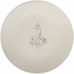 Clay Keramický dezertní talíř Cream Charm 20cm, smetanová/taupe – Zboží Mobilmania