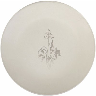 Clay Keramický dezertní talíř Cream Charm 20cm, smetanová/taupe – Zboží Mobilmania