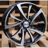 Alu kolo, lité kolo Racing Line BK575 6x14 4x108 ET20 black polished