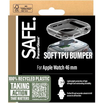 PanzerGlass SAFE Apple Watch 10 46mm bumper čirý rámeček SAFE95907 – Zboží Živě