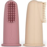 Sada silikonových zubních kartáčků na prst, 6cm, 2ks – Hledejceny.cz