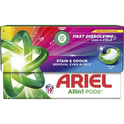 Ariel All in1 Color prací kapsle 19 PD – Hledejceny.cz