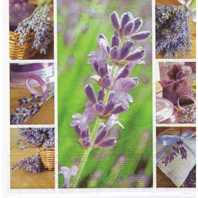 Ubrousek 33x33 cm LEVANDULE – HobbyKompas.cz