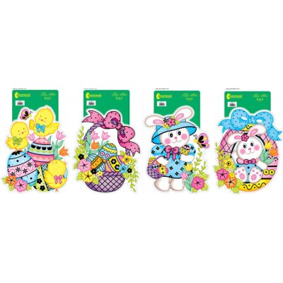 Okenní dekorace, 4 ass. 380685 – Zbozi.Blesk.cz