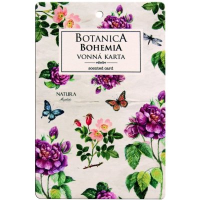 Bohemia Gifts Aromatická vonná karta Růžové květy 10,5 x 16 cm