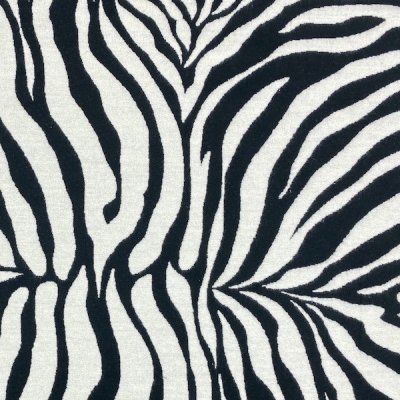 Dekorační látka krémovo-černá zebra, š.275 – Zboží Mobilmania