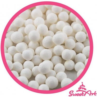 SweetArt cukrové perly bílé 7 mm (50 g) – Zboží Dáma