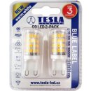 Tesla LED žárovka G9 3W 230V 200lm 3000K Teplá bílá