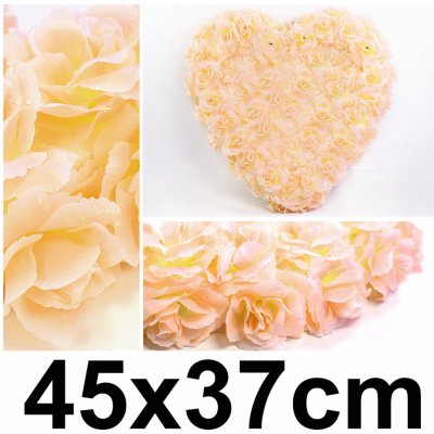 Svatební dekorace na auto SRDCE 45 x 37 cm (1ks/bal) – Sleviste.cz