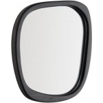 Kave Home Černé dřevěné závěsné zrcadlo Alura 47 x 45,5 cm – Hledejceny.cz
