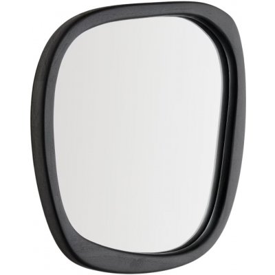 Kave Home Černé dřevěné závěsné zrcadlo Alura 47 x 45,5 cm – Hledejceny.cz