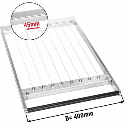 G.Gastro Rám pro dvojitý kráječ na pralinky - rozteč drátů: 45 mm - D9786643 – Hledejceny.cz