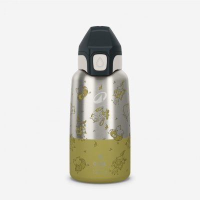 Quechua Dětská turistická nerezová termoska s rychlým otevíráním 350 ml tyrkysová – Hledejceny.cz