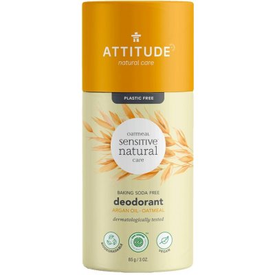 Attitude Sensitive Natural deostick s arganovým olejem bez vůně 85 g