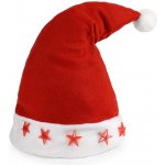 Čepice Santa Klaus blikající s hvězdičkami – Sleviste.cz