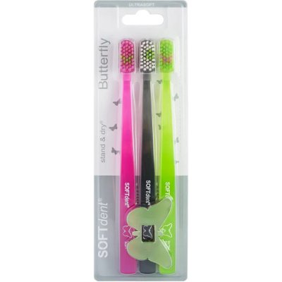 SOFTdent Butterfly Ultrasoft 3cks – Zbozi.Blesk.cz