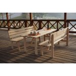Zahradní dřevěný stůl k pivnímu setu VIKING Š 180 cm – Hledejceny.cz