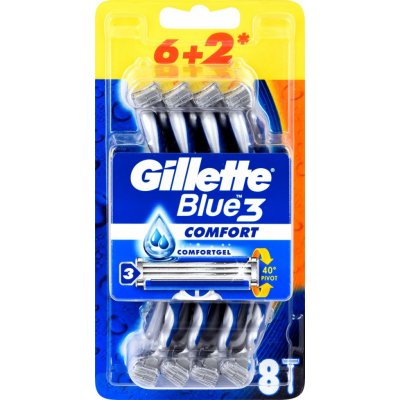 Gillette Blue3 Comfort 8 ks – Hledejceny.cz