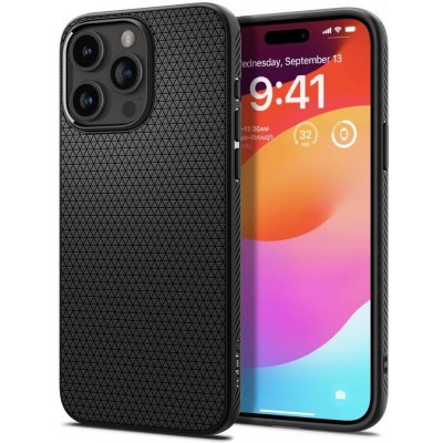 Pouzdro Spigen Liquid Air, iPhone 15 Pro, černé – Zboží Mobilmania