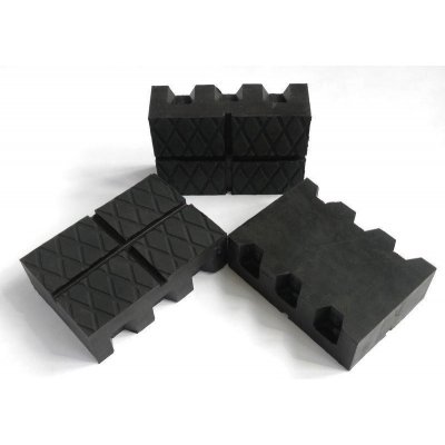 Gumová podložka zvedáku 155 x 111 x 50 mm, hranatá - Ferdus 10.165 | Zboží Auto