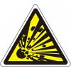 Výstraha riziko exploze | Plast, 20x20 cm