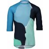 Cyklistický dres POC MTB Pure 3/4 Color Splashes Multi Basalt Blue