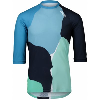 POC MTB Pure 3/4 Color Splashes Multi Basalt Blue – Zboží Mobilmania