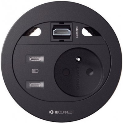 IBConnect 80103018F-3 DIVUS 1x230 + USB nab. A+C + průchodka – Hledejceny.cz