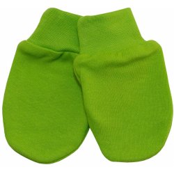 ESITO Rukavice bavlna jednobarevné sytá zelená
