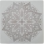 Creatissimo Plastová šablona 30x30cm mandala velká – Zboží Dáma