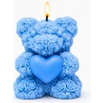 Svíčkománie3D Méďa z růžiček 50 g – Zboží Mobilmania