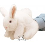 Folkmanis bílý králík stojící plyšový maňásek – Zboží Dáma