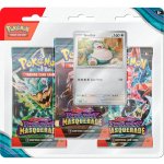 Pokémon TCG Twilight Masquerade 3-Pack Blister booster Snorlax – Sleviste.cz