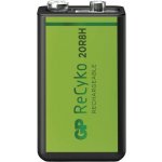 GP Recyko 6F22 9V 200 mAh 1ks 1032521020 – Sleviste.cz