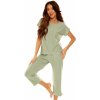 De Lafense 1030 dámské pyžamo zelené