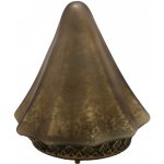 Hnědo-měděný skleněný dekorační svítící stromek LED Tree Ø 14*16 cm Clayre & Eef – Hledejceny.cz