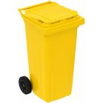 OPTIMA Plastová popelnice 120 l žlutá – Zbozi.Blesk.cz