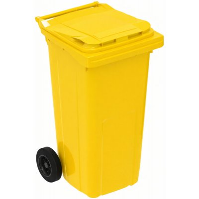 OPTIMA Plastová popelnice 120 l žlutá – Zbozi.Blesk.cz