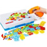 KIK KX7838 Mozaika dětské puzzle plastové bloky + šroubovák – Hledejceny.cz