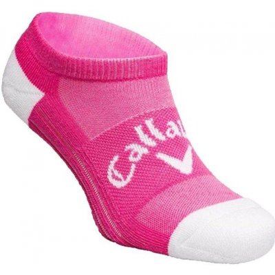 Callaway dámské ponožky Golf OptiDri Low II bílé/růžové